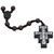 8mm Franciscan Crown 7 Decade Jujube Wood Rosary, R3672