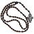 8mm Franciscan Crown 7 Decade Jujube Wood Rosary, R3672
