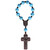 8mm Turquoise and Jujube Wood One Decade Rosary, R4118