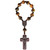 8mm Tiger Eye and Jujube Wood One Decade Rosary, R4218