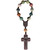 8mm Multicolor Onyx and Jujube Wood One Decade Rosary, R4818
