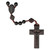 6mm Black Onyx and Jujube Wood Rosary, R4956