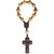 8mm Picture Jasper and Jujube Wood One Decade Rosary, R5118