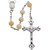 6mm Gold Jade Rosary, R659