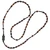 4mm Oval Jujube Wood Twisting Rosary Bracelet, RBS4D