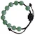 Adjustable Rosary Bracelet with 10mm Green Jade and Jujube Wood, RSC2