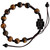Adjustable Rosary Bracelet with 8mm Tiger Eye and Jujube Wood, RSC37