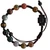 Adjustable Rosary Bracelet with 8mm Multicolor Onyx and Jujube Wood, RSC38