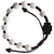 Adjustable Rosary Bracelet with 8mm Howlite and Jujube Wood, RSC45