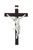 Crucifix in White Resin on a Wood Cross 21" MA-662-W