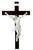 Crucifix with White Alabaster on Wood Cross 30" MA-663-W
