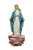 Standing/Hanging Lady of Grace Font in Color With Pink Bowl 6" P-4002-PK