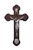 Wood Crucifix with Metal Corpus & Guadalupe Medallion 8.75" MC-GUAD