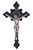 St. Benedict Crucifix Black/Pewter Style 14" SR-76590-BLK