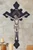 St. Benedict Crucifix Black/Pewter Style 14" SR-76590-BLK