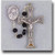 Immaculate and Sacred Heart Black Rosary