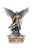 Standing/Hanging St. Michael Font in Pewter Style 7.25" SR-77799-PE