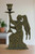 Angel Candle Holder in Antique Brass 9.75" 130589