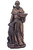 St. Francis with Wolf Statue in Cold Cast Bronze 20" SRA-FRAN20