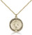 Gold Filled Miraculous Medal, GF Lite Curb Chain, 3/4" x 3/4" Gold Filled Miraculous Medal, GF Lite Curb Chain, 3/4" x 3/4"