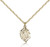Gold Filled Guardian Angel Pendant, Gold Filled Lite Curb Chain, 5/8" x 3/8" Gold Filled Guardian Angel Pendant, Gold Filled Lite Curb Chain, 5/8" x 3/8"