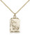Gold Filled Praying Hands Pendant, Gold Filled Lite Curb Chain, 7/8" x 1/2"