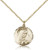 Gold Filled Sorrowful Mother Pendant, Gold Filled Lite Curb Chain, 3/4" x 5/8" Gold Filled Sorrowful Mother Pendant, Gold Filled Lite Curb Chain, 3/4" x 5/8"