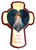 Divine Mercy Wall Mount Cross - Made in Italy