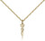 Gold Filled Menorah / Star / Fish Pendant, Gold Filled Lite Curb Chain, 1/2" x 1/8"
