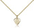 Gold Filled Our Lady of Perpetual Health Pendant, Gold Filled Lite Curb Chain, 3/8" x 1/4" Gold Filled Our Lady of Perpetual Health Pendant, Gold Filled Lite Curb Chain, 3/8" x 1/4"
