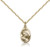 Gold Filled Madonna & Child Pendant, Gold Filled Lite Curb Chain, 5/8" x 3/8" Gold Filled Madonna & Child Pendant, Gold Filled Lite Curb Chain, 5/8" x 3/8"