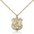 Gold Filled St. Michael the Archangel Pendant, Gold Filled Lite Curb Chain, 3/4" x 1/2" Gold Filled St. Michael the Archangel Pendant, Gold Filled Lite Curb Chain, 3/4" x 1/2"