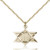 Gold Filled I Am Star Pendant, Gold Filled Lite Curb Chain, 3/4" x 3/4"