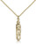 Gold Filled St. Joseph Pendant, Gold Filled Lite Curb Chain, 1" x 1/8"