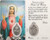 Immaculate Heart of Mary Holy Card with Medal C127