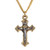 Cross Necklace-Two-Tone Traditional Crucifix 510-303-7971