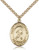 Gold Filled St. Christopher Pendant, Heavy Curb Chain, Large Size Catholic Medal, 1" x 3/4" Gold Filled St. Christopher Pendant, Heavy Curb Chain, Large Size Catholic Medal, 1" x 3/4"