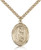 Gold Filled Our Lady of Guadalupe Pendant, Stainless Gold Heavy Curb Chain, Large Size Catholic Medal, 1" x 3/4" Gold Filled Our Lady of Guadalupe Pendant, Stainless Gold Heavy Curb Chain, Large Size Catholic Medal, 1" x 3/4"