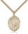 Gold Filled St. Eugene de Mazenod Pendant, Stainless Gold Heavy Curb Chain, Large Size Catholic Medal, 1" x 3/4" Gold Filled St. Eugene de Mazenod Pendant, Stainless Gold Heavy Curb Chain, Large Size Catholic Medal, 1" x 3/4"