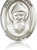 Sterling Silver St. Sharbel Pendant, Stainless Silver Heavy Curb Chain, Large Size Catholic Medal, 1" x 3/4"