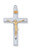 Sterling Silver Tutone Crucifix L7021