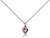 Tiny Sterling Silver Miraculous Pendant, Lite Curb Chain, 1/4" x 1/8"