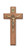 7" Stained Walnut Crucifix 79-42476