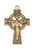 Gold Over Sterling Celtic Crucifrix J9030
