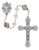 Crystal Bead Flower Rosary R887F