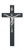 10" Black Crucifix 80-45