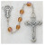 Topaz (November) Crystal Bead Rosary 120-TOR
