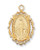 18KT. Gold Over Sterling Silver Miraculous Medal J621MI