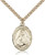Gold Filled St. Rose Philippine Pendant, SG Heavy Curb Chain, Large Size Catholic Medal, 1" x 3/4" Gold Filled St. Rose Philippine Pendant, SG Heavy Curb Chain, Large Size Catholic Medal, 1" x 3/4"