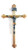 4" Tutone Crucifix with Oriental Edges 4" Tutone Crucifix with Oriental Edges